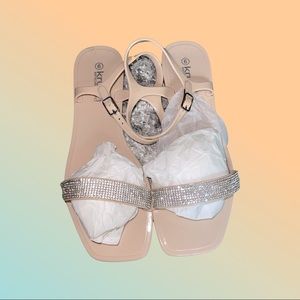 Rhinestone Jelly Sandals